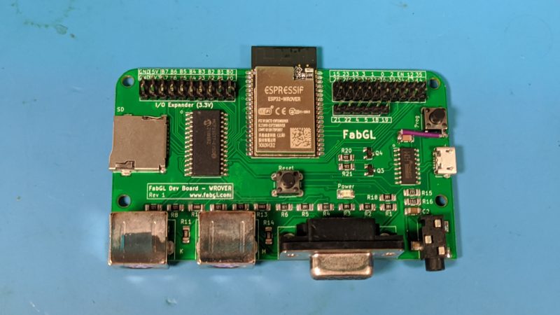 FabGL ESP32 PC/VIC-20 Emulation Board
